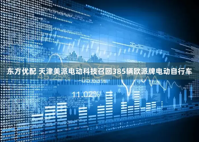 东方优配 天津美派电动科技召回385辆欧派牌电动自行车